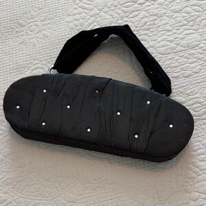 Victoria's Secret Black Clutch with Rhinestones evening, date night prom✨